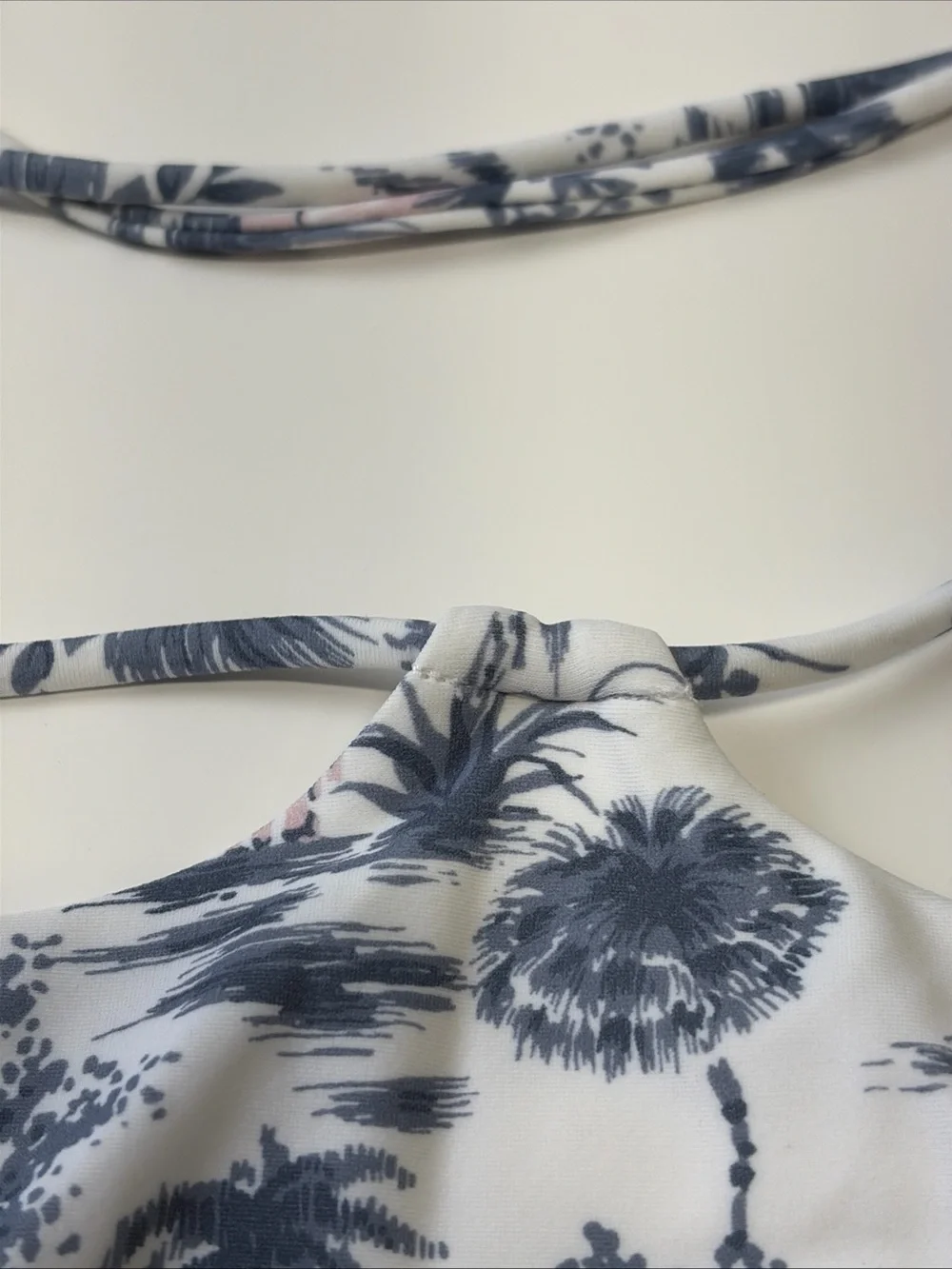 Abercrombie & Fitch Small High Leg Cheeky Bikini Bottom w/ Strap Waist